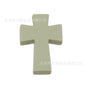Solid color cross silicone beads
