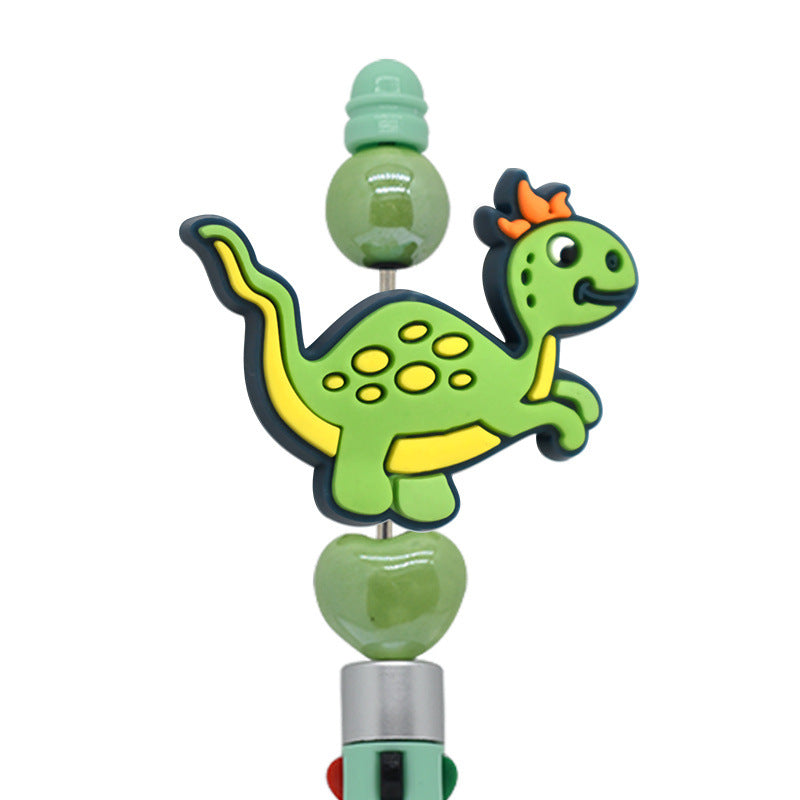 Cartoon dinosaur focal