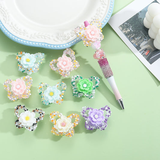 Butterfly Acrylic Beads