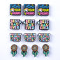 Cartoon letter silicone beads