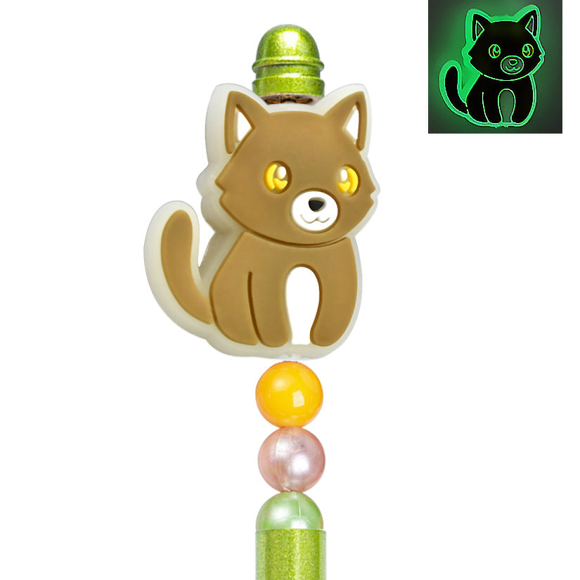 Cat series soft rubber fluorescent focal