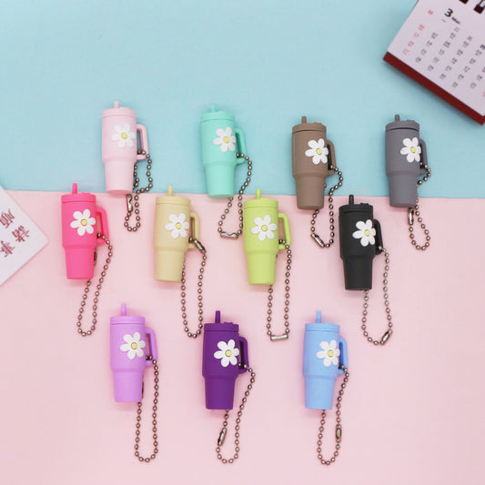 Silicone cup decoration