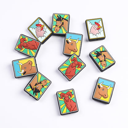 Tarot card creative silicone beads