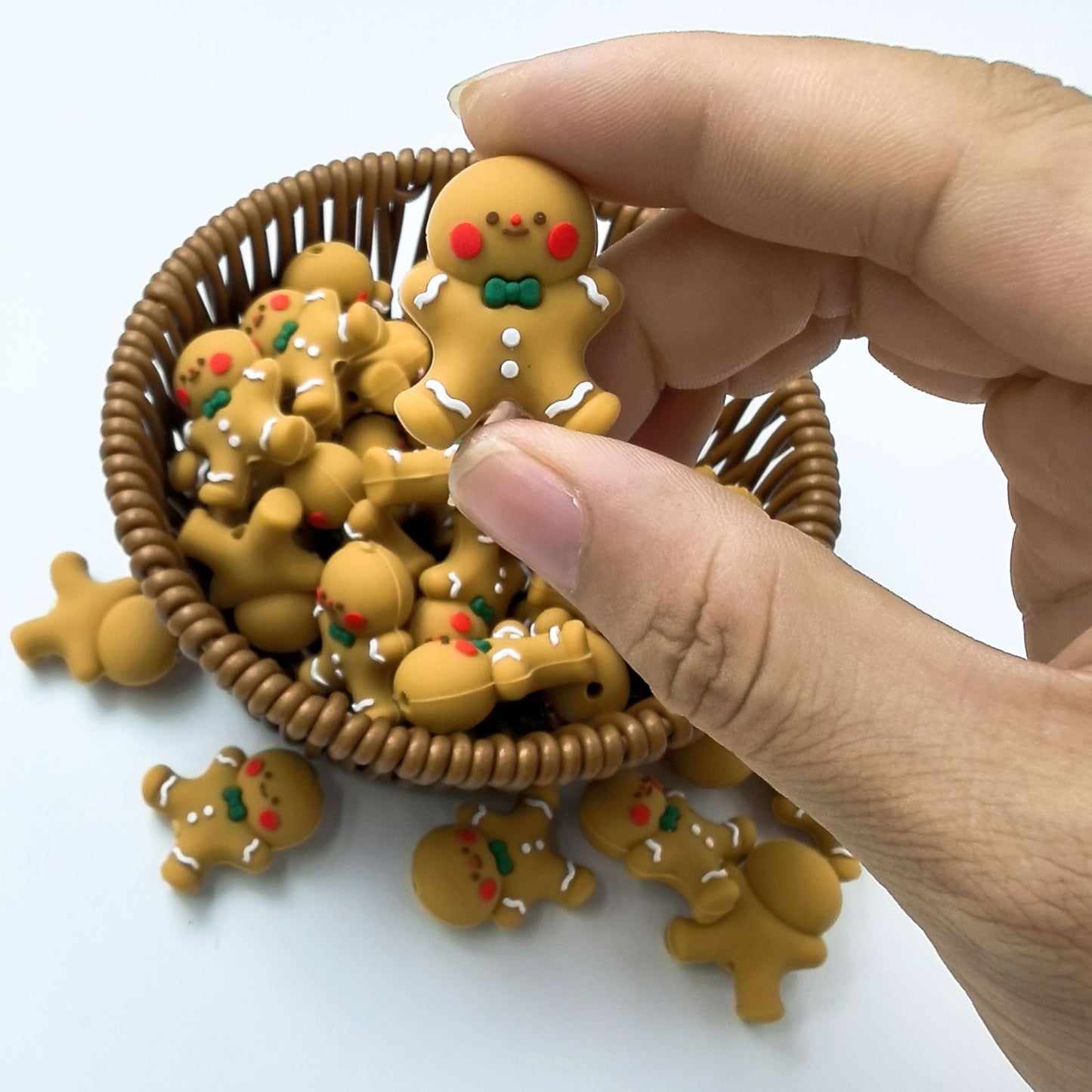 Gingerbread Man 3D 3D 3D Silicone Cute Cartoon
