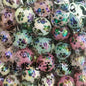 Footprint beads acrylic beads