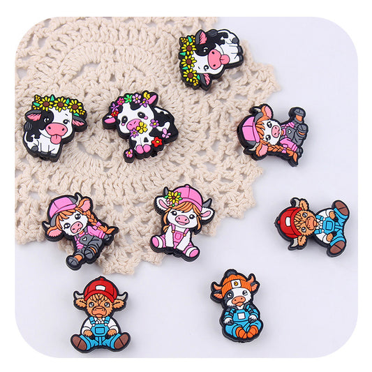 Maternal and child products cartoon animal cow focal