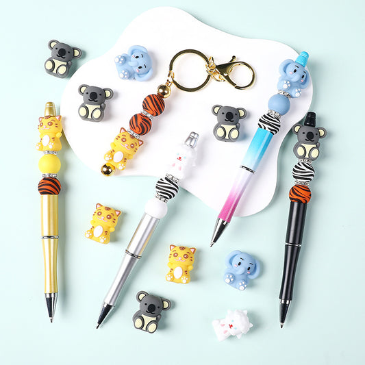 Animal silicone beads