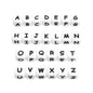26 English letter silicone beads