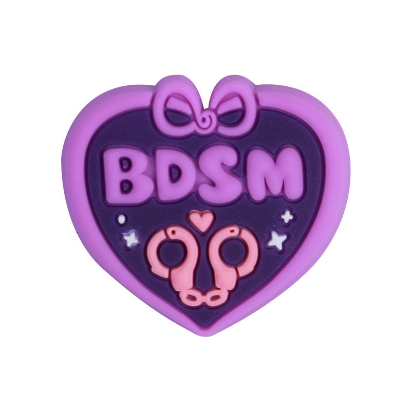 Personalized English silicone beads for the European station