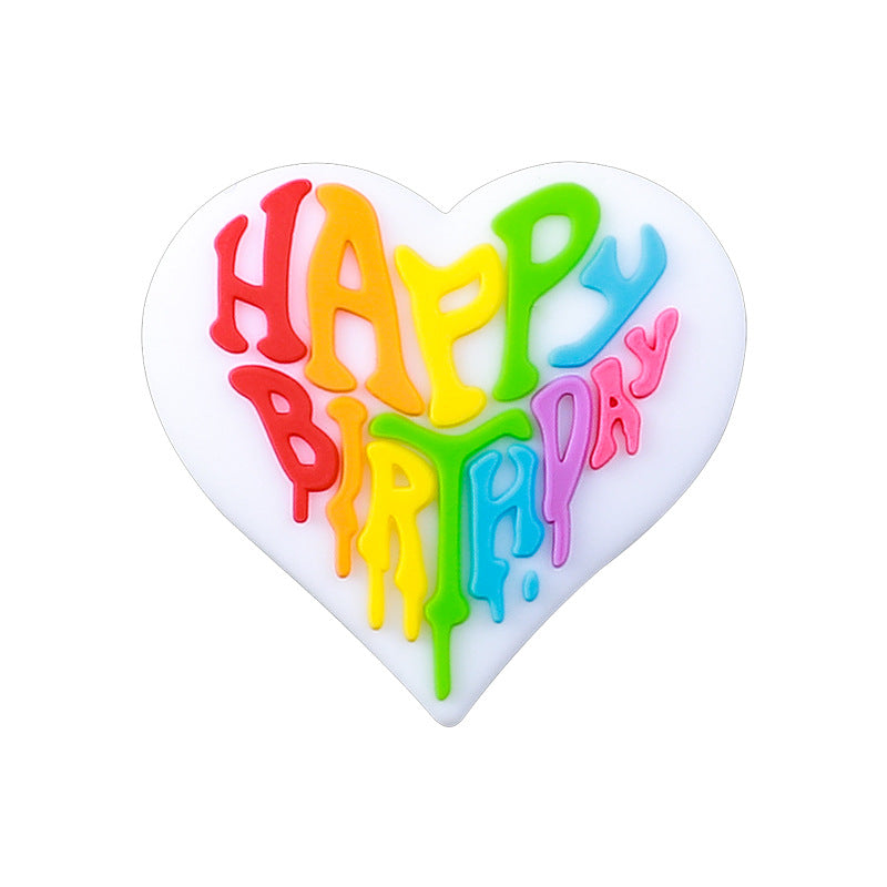 Birthday party decoration silicone beads