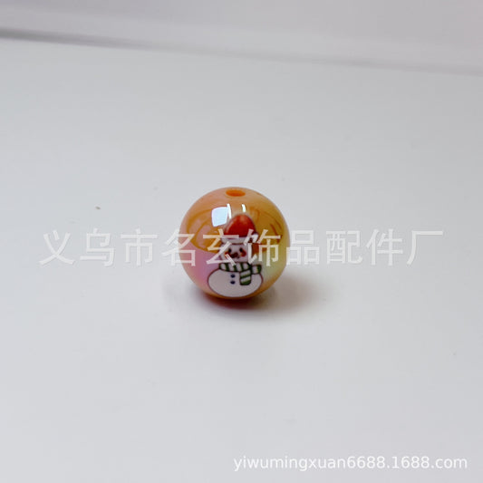 Christmas bead acrylic