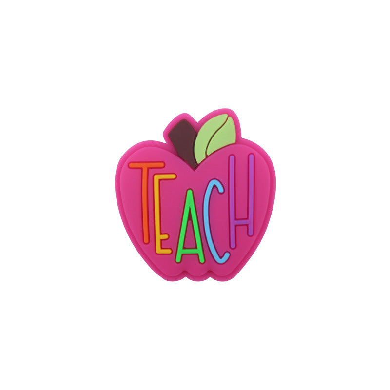 Cute Apple Silicone focal