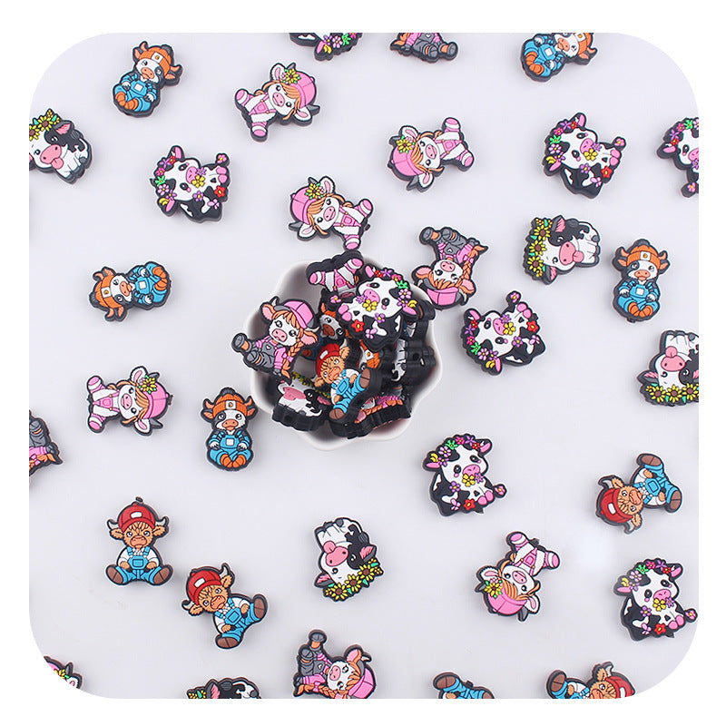 Maternal and child products cartoon animal cow focal