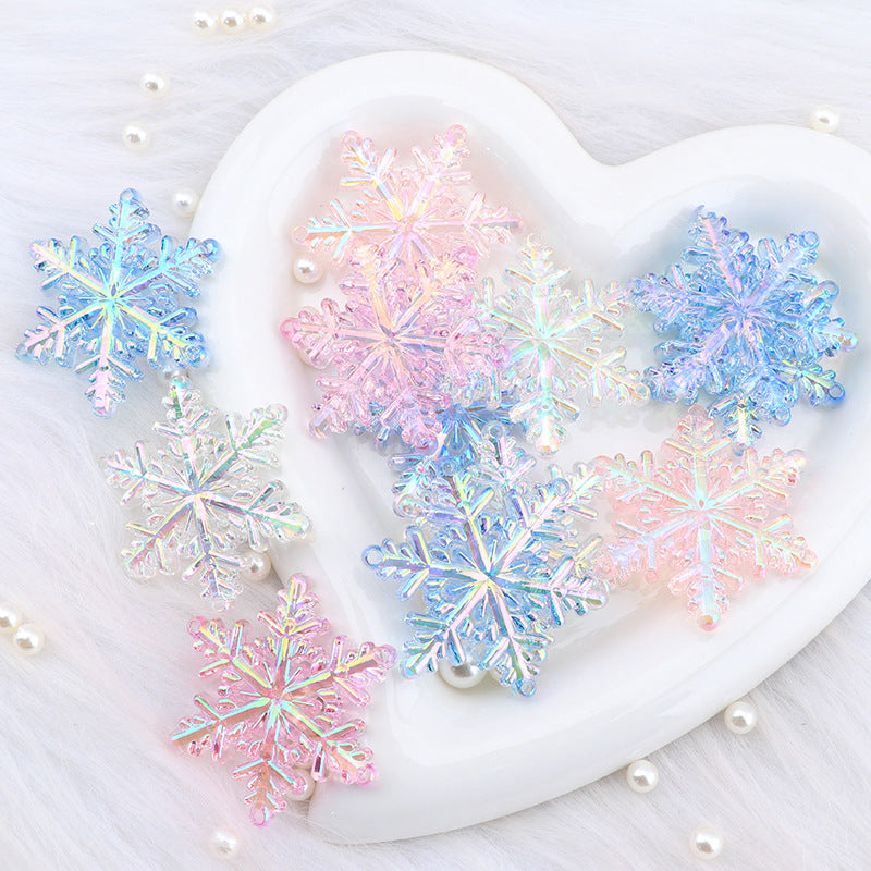 Transparent snowflake acrylic