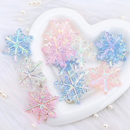 Transparent snowflake acrylic