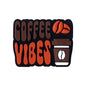Coffee letter silicone beads
