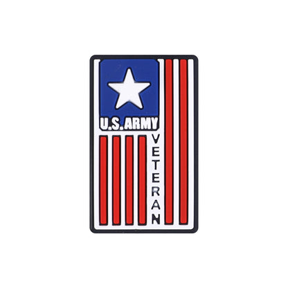 New American Flag Silicone Beads
