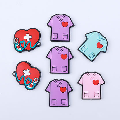 Nurse's uniform, doctor's silicone beads