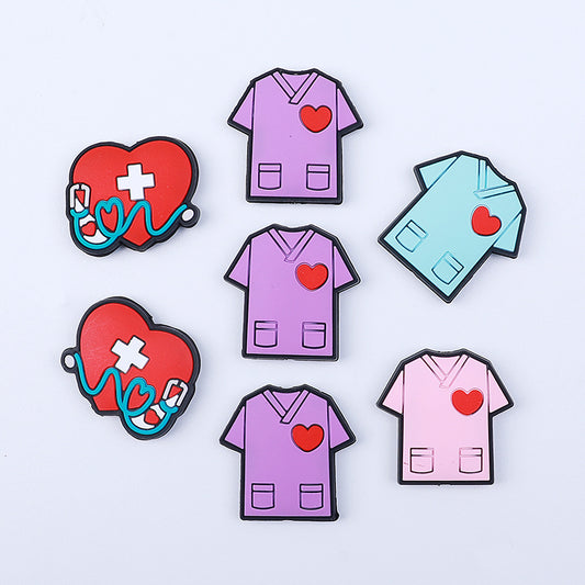Nurse's uniform, doctor's silicone beads