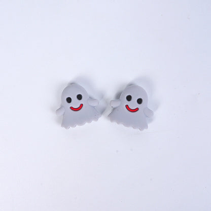 Halloween Pumpkin Silicone Beads