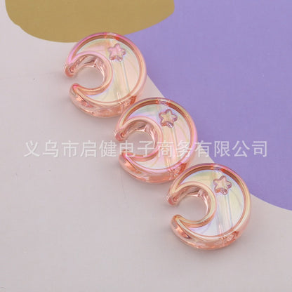 Moon Acrylic Beads