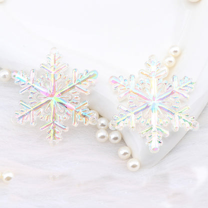 Transparent snowflake acrylic