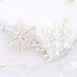 Transparent snowflake acrylic