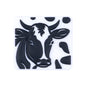 Silicone beads with cow head bone