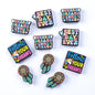 Cartoon letter silicone beads