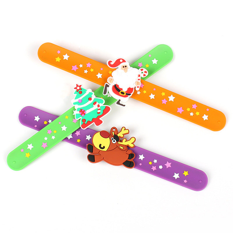 Customized silicone for Christmas in foreign trade snap ring