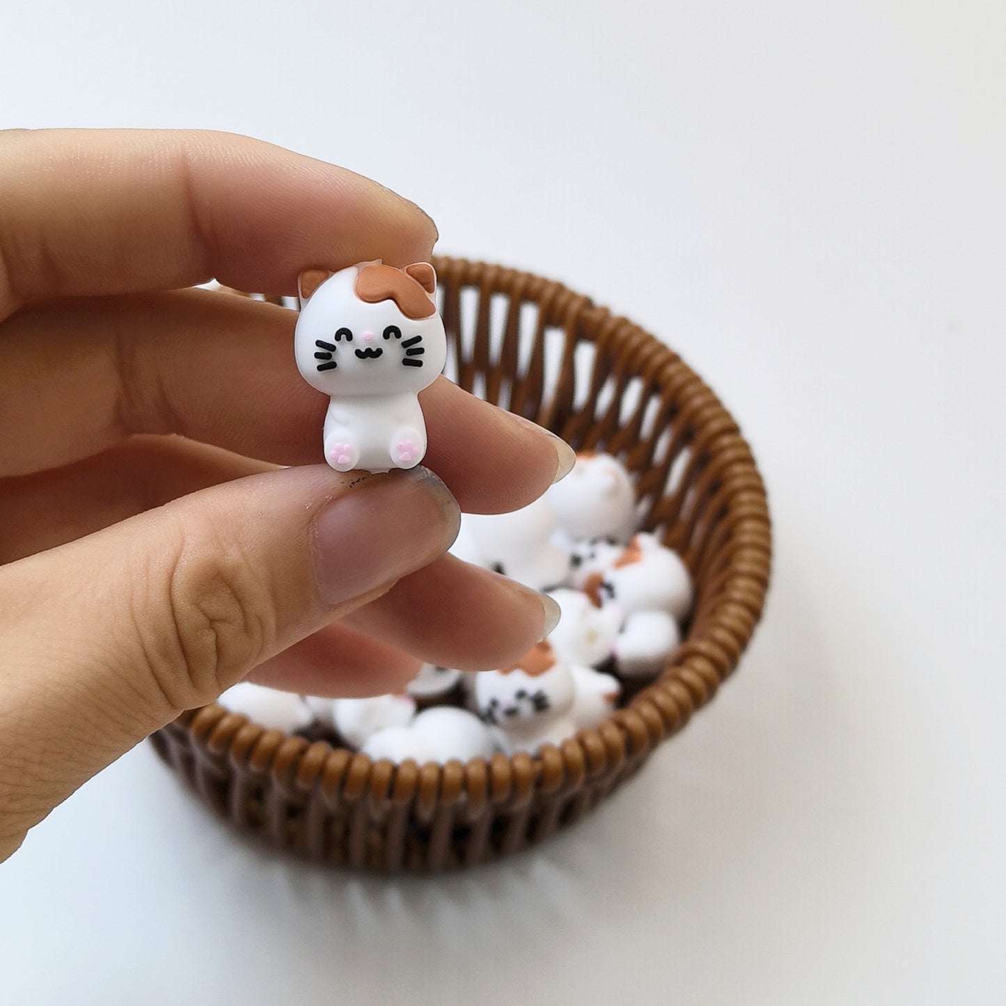 Kitten 3D stereoscopic silicone cute cartoon