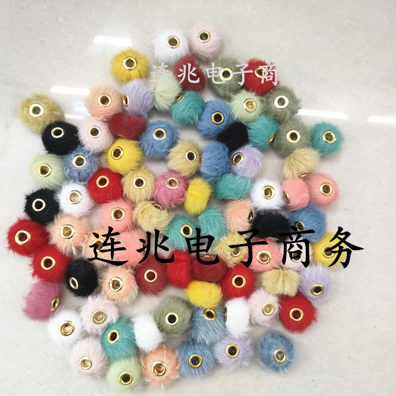 Plush beads acrylic beads