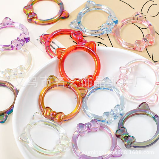 Cat headband bead acrylic