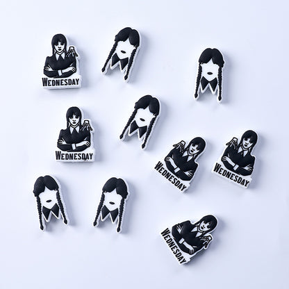 New Wednesday Silicone Beads