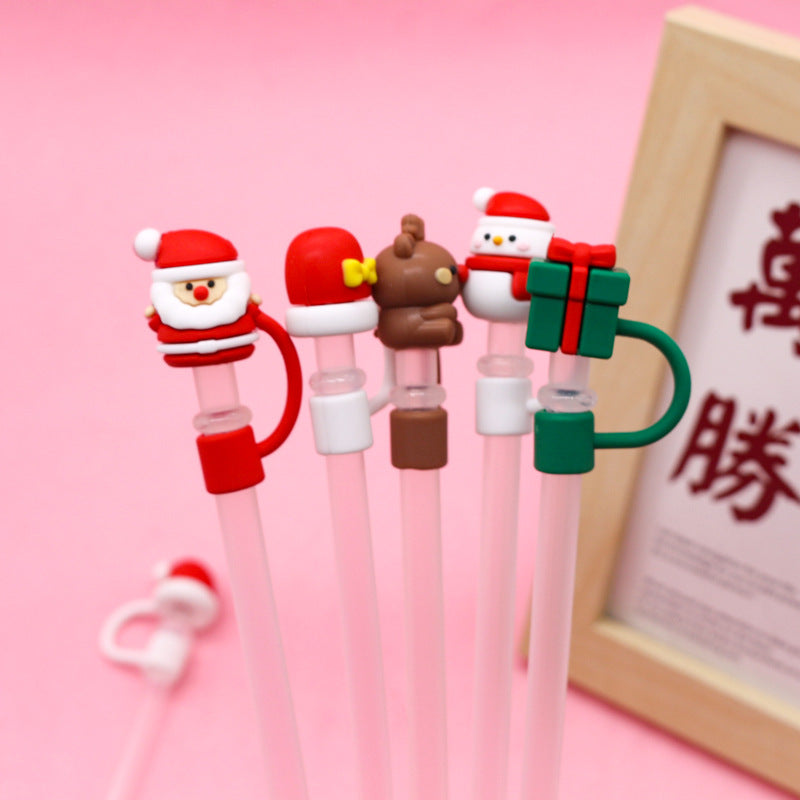 Christmas straw hat