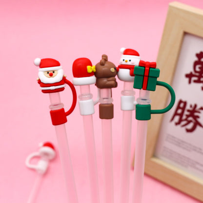 Christmas straw hat