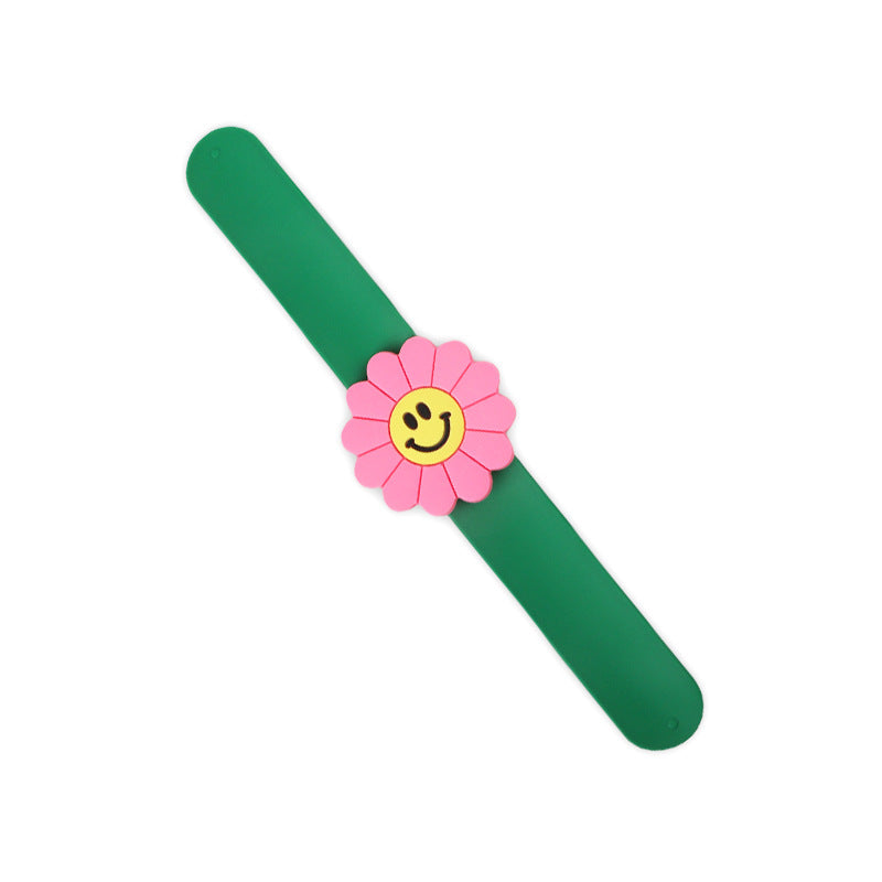 Smiling Sun Flower snap ring