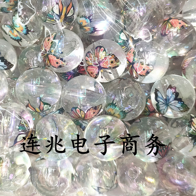 Transparent acrylic beads