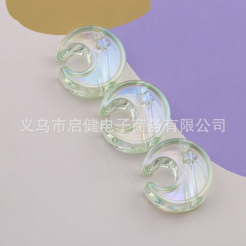Moon Acrylic Beads