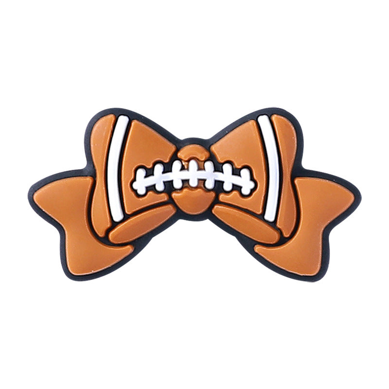 Bow silicone beads