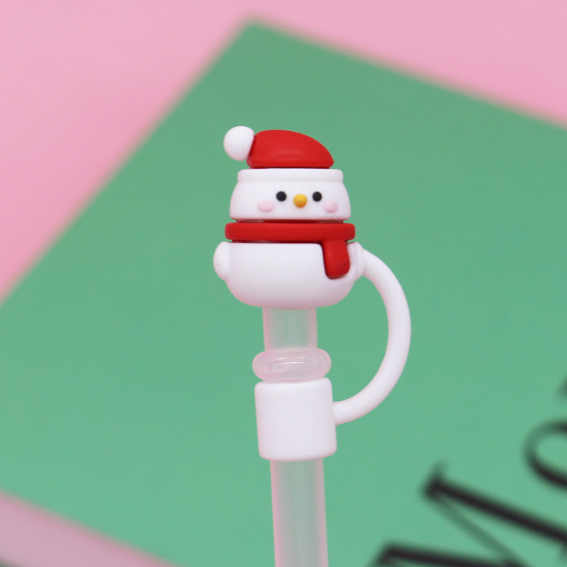 Christmas straw hat
