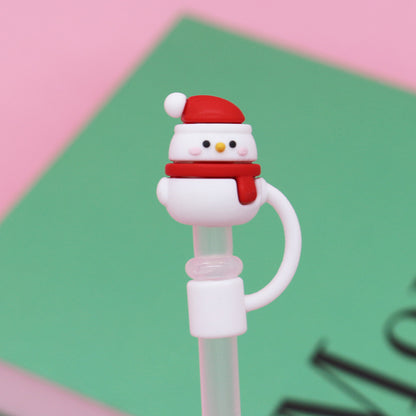 Christmas straw hat