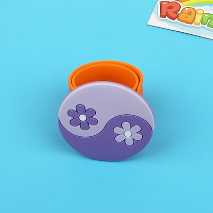 Mushroom wrist strap snap ring
