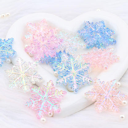 Transparent snowflake acrylic