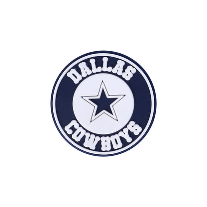 American football team silicone beads