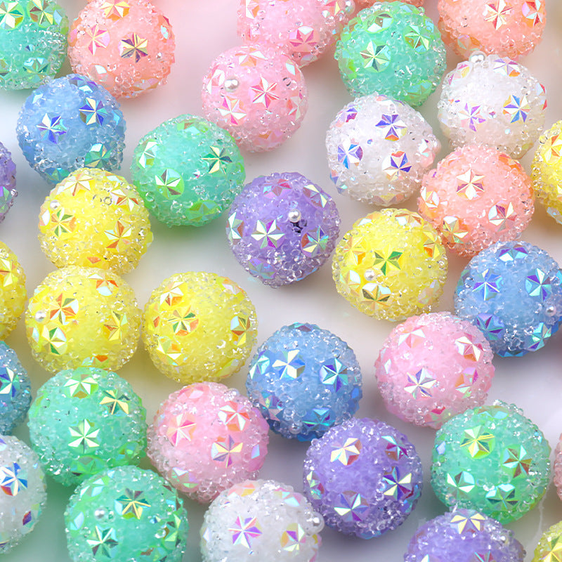 Sugar beads, acrylic beads