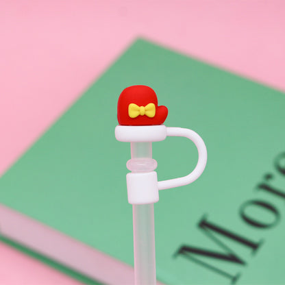 Christmas straw hat