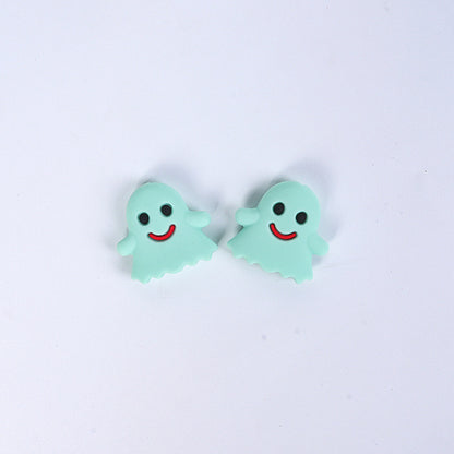 Halloween Pumpkin Silicone Beads
