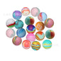 Mixed color silicone beads
