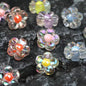 Flower acrylic beads